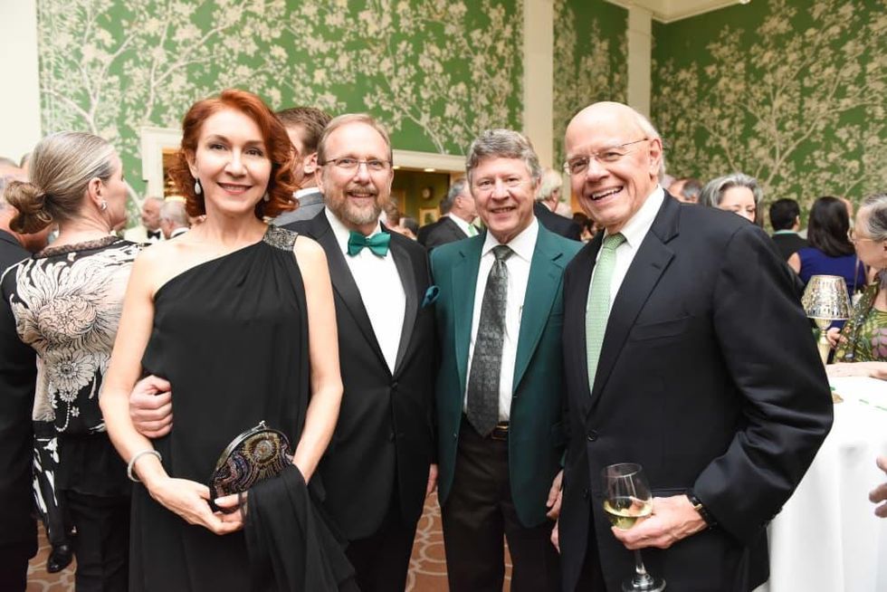 Cornerstone Dinner, Feb. 2016, Edna Ramos, John Cryer, Ed Emmett, Bob Eury