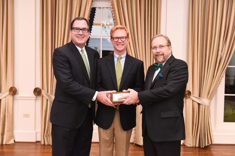 Cornerstone Dinner, Feb. 2016, Jim Reeder, Eric Nevil, John Cryer