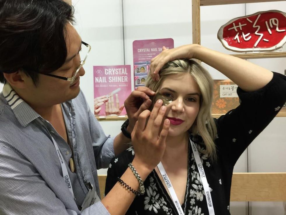 Cosmoprof 2017 Whamisa eye gel mask