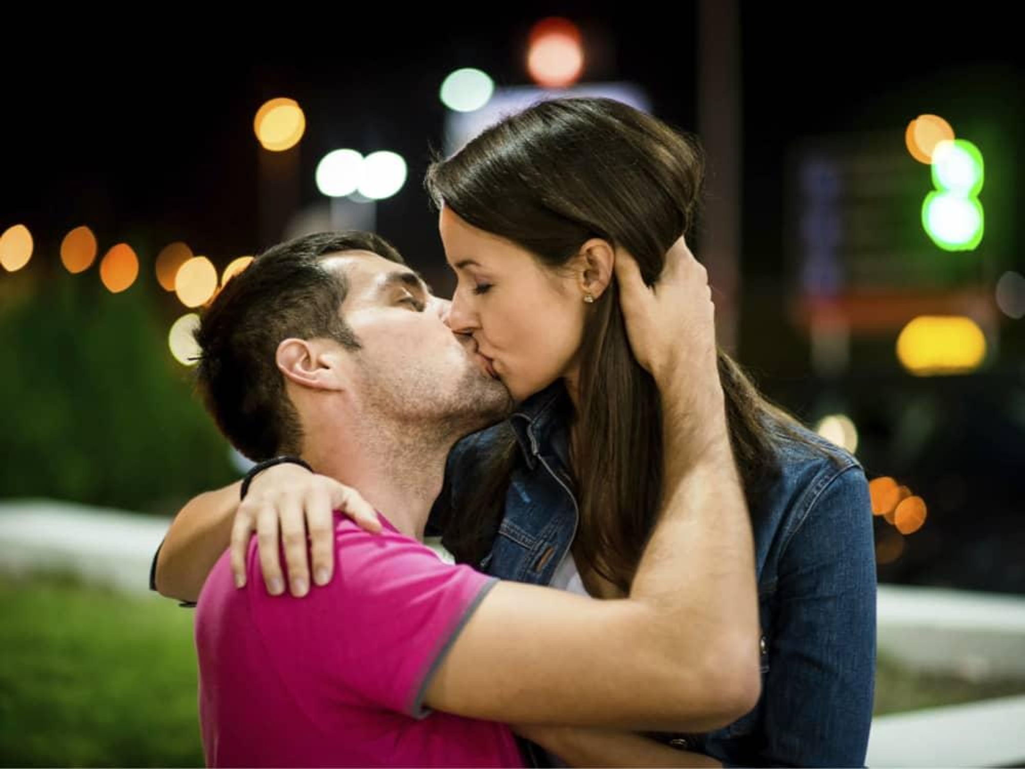 Couple kissing