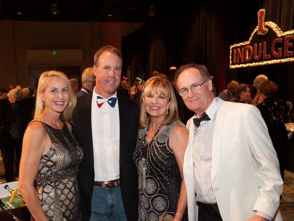 Courtney and David Cook, from left, and Barbara and Bob Watson at the Northwest Ministries Gala October 2013