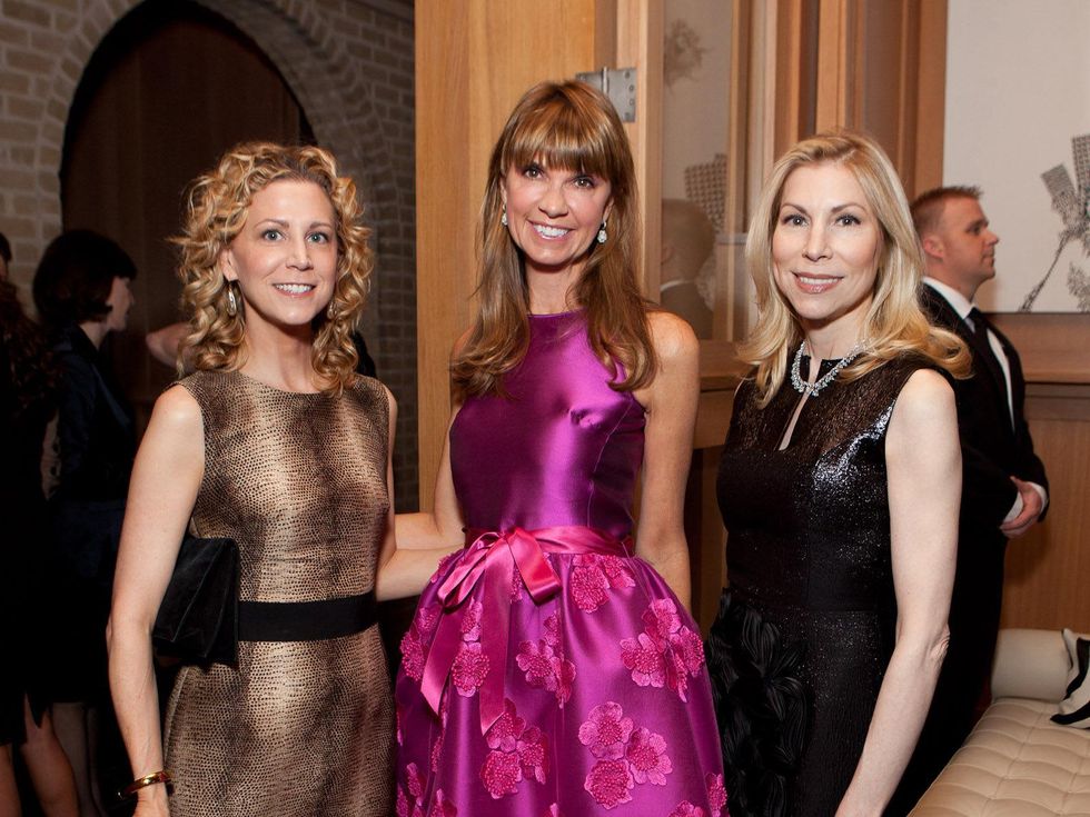 Courtney Fertitta, from left, Chessie Breen and Darcy Rigas at the Asprey dinner October 2013
