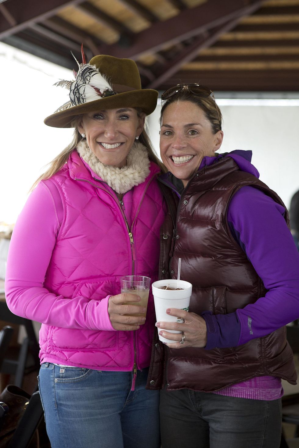 Courtney Sarofim, left, and Nancy Randall at The Fine Art of Shooting March 2015