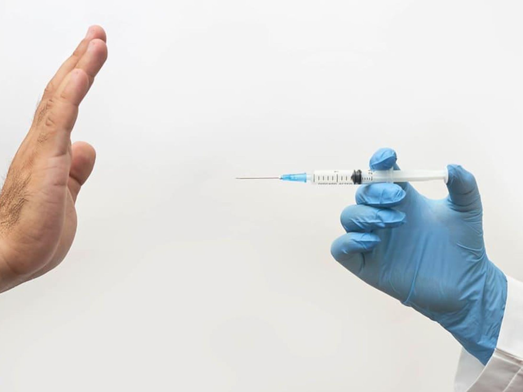 COVID vaccine refusal patient decline says no immunization