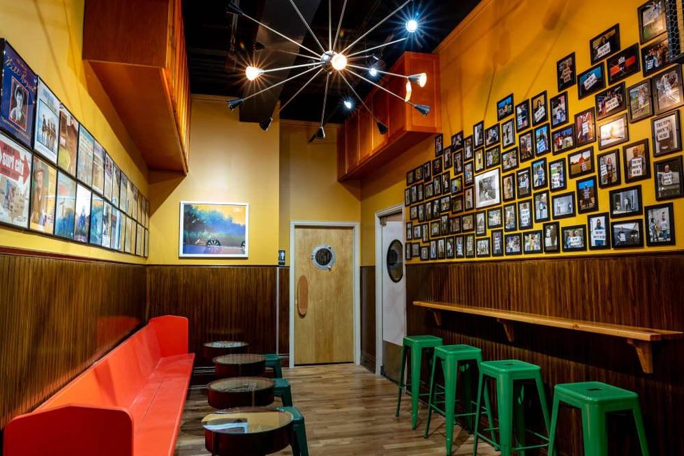 Cowboy Surfer green room