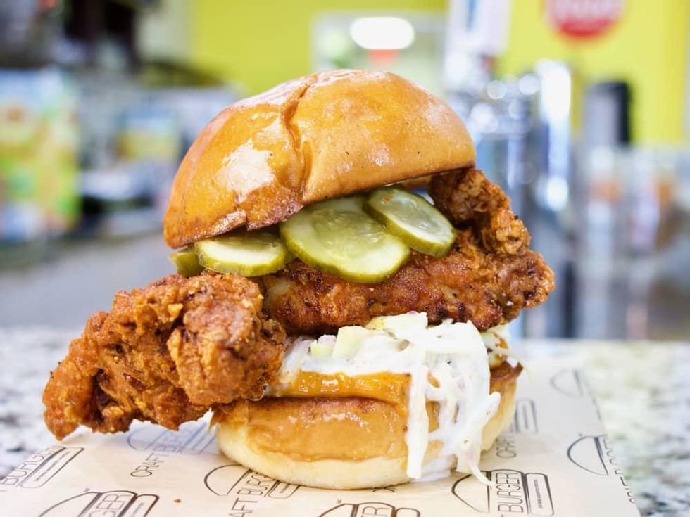 Craft Burger Katy chicken sandwich