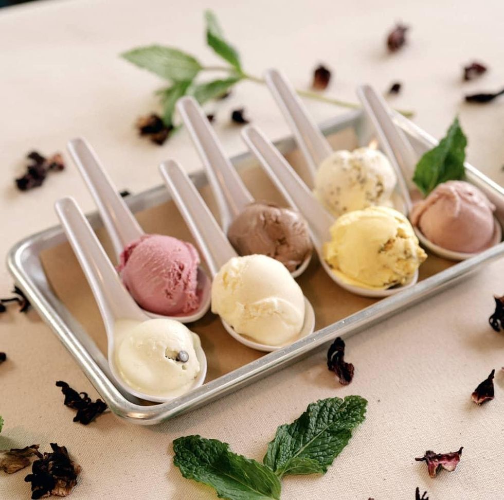 Craft Creamery ice cream flight