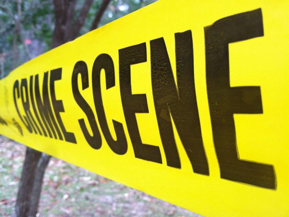 Crime scene, crime scene tape