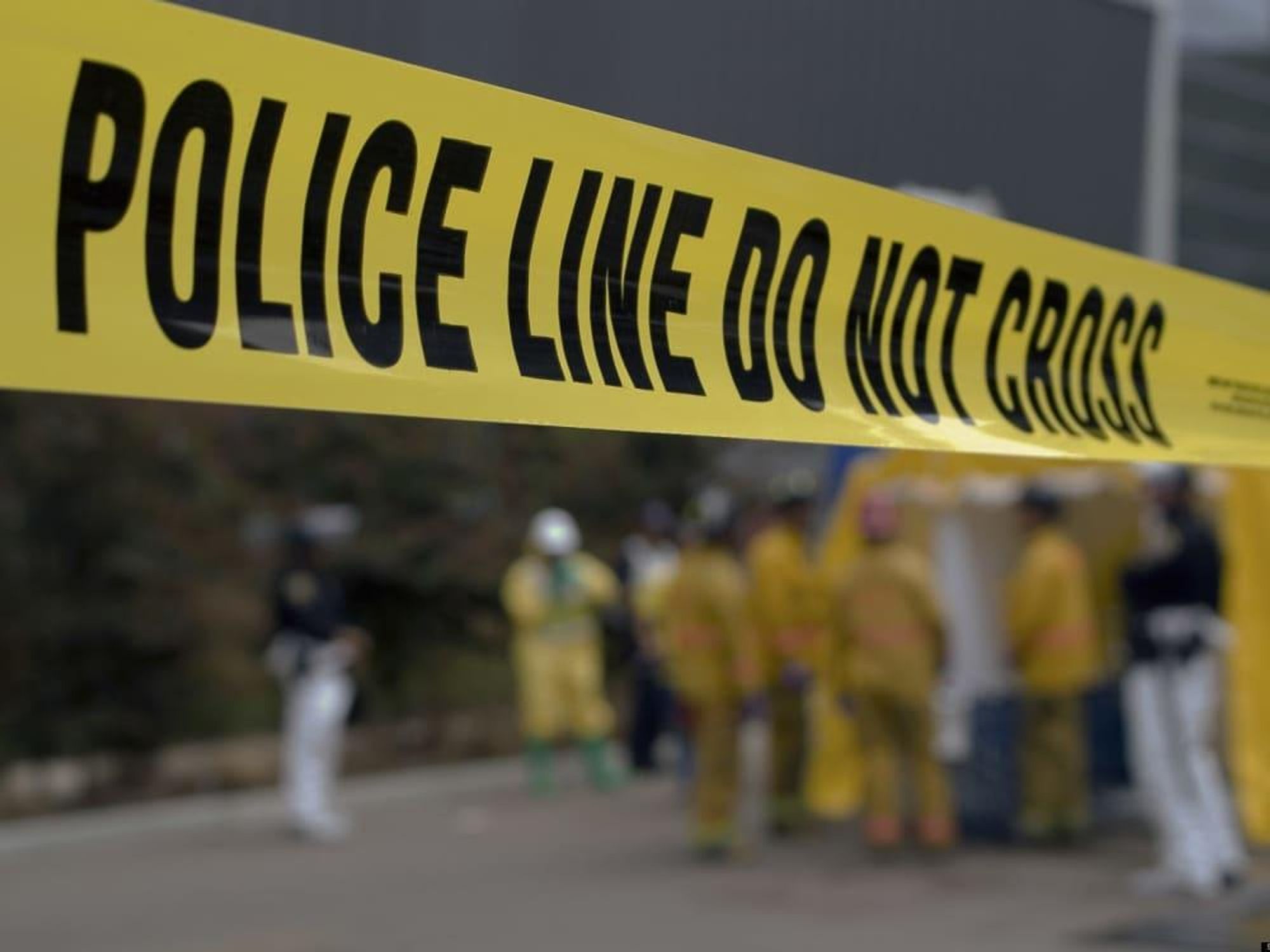 crime scene police tape do not cross