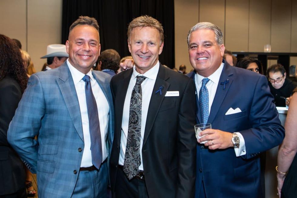 Crime Stoppers Gala 2019 HPD Commander Jim Dale, George Buenik, John Crapitto