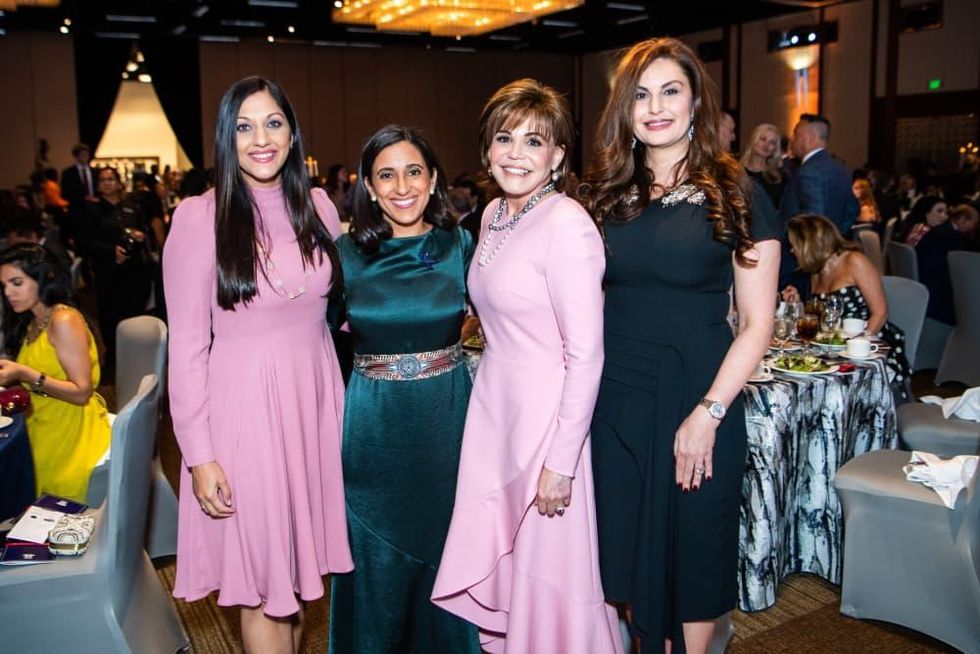 Crime Stoppers Gala 2019 Sippi Khurana, Rania Mankarious, Hallie Vanderhider, Brigitte Kalai