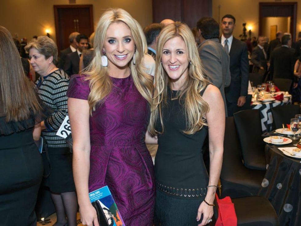 Crime Stoppers Gala Chita Johnson, Gala Auction Chair Courtney Zubowski Haas