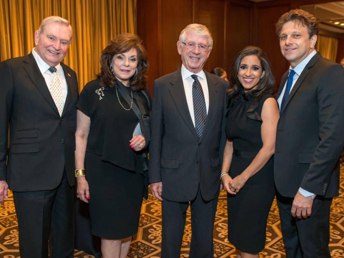 Dave Ward, Laura Ward, Ted Koppel, Rania Mankarious, Ramy Mankarious 