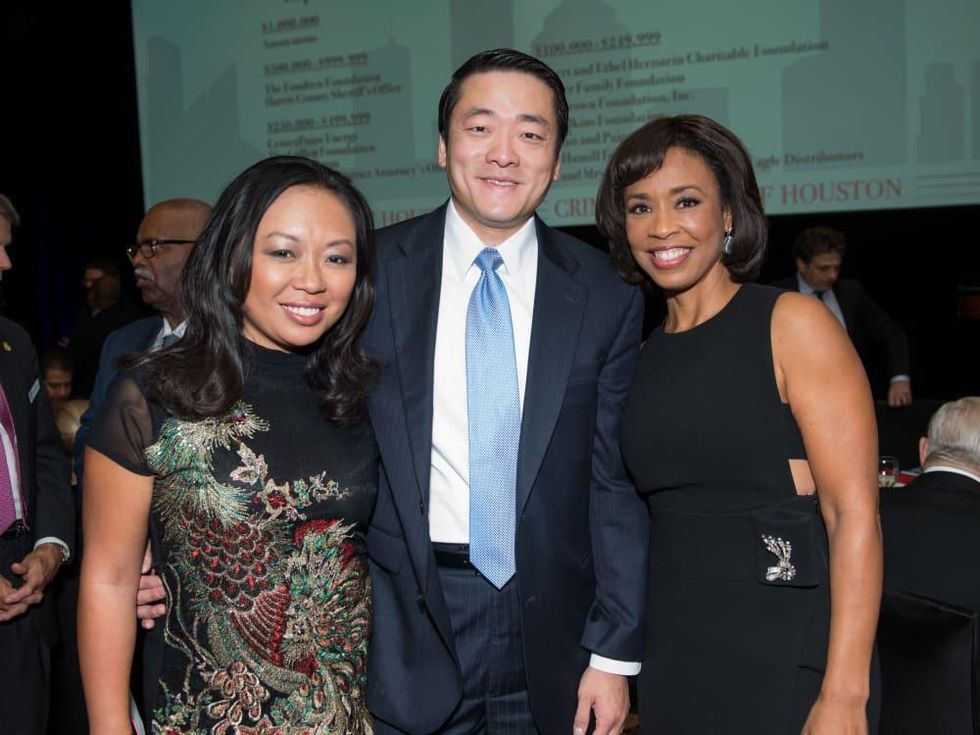 Crime Stoppers Gala Miya Shay and Gene Wu, Gina Gaston Ellie