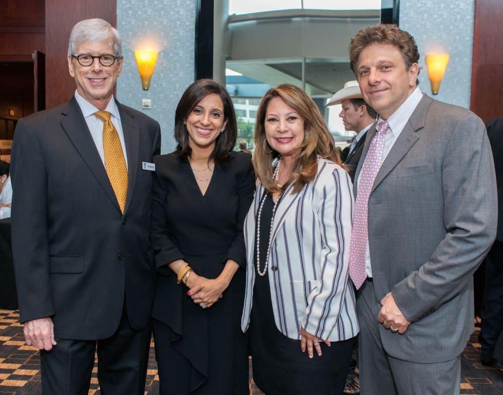 Crime Stoppers luncheon, 6/16 006, Don DeGabrielle, Rania Mankarious, Yvette Webb, Ramy Mankarious.