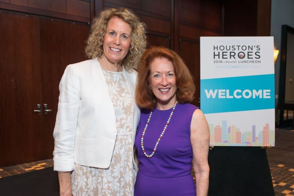 Crime Stoppers luncheon, 6/16 Hope Bliss, Sheila Aron