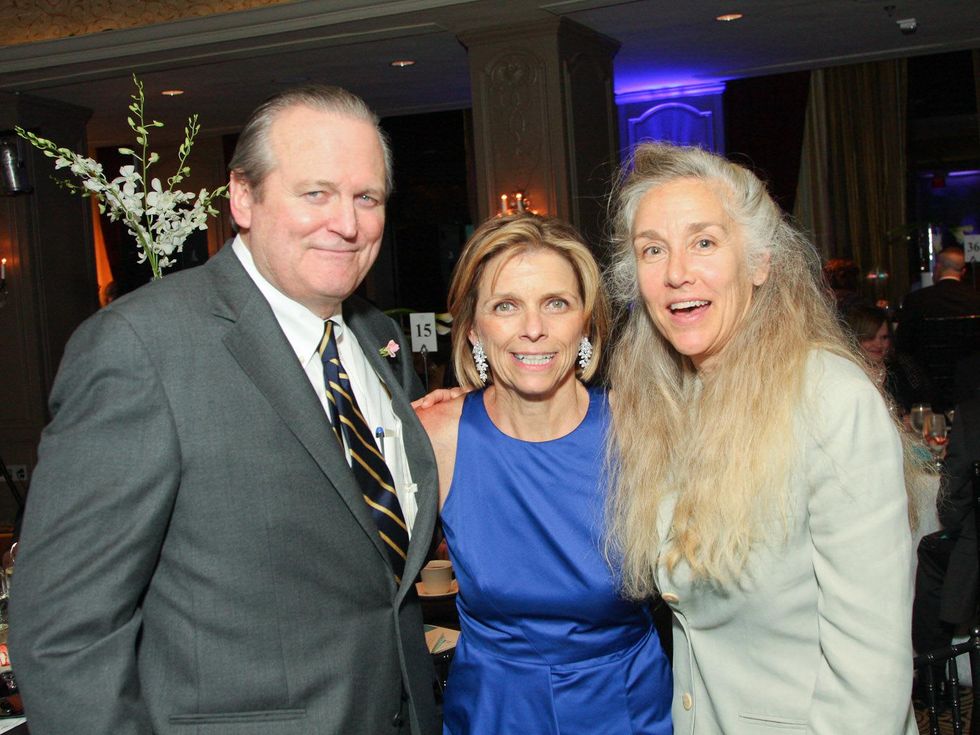 Crisis Hotline dinner April 2013 Pat Oxford, Kathryn McNiel and Katie Oxford