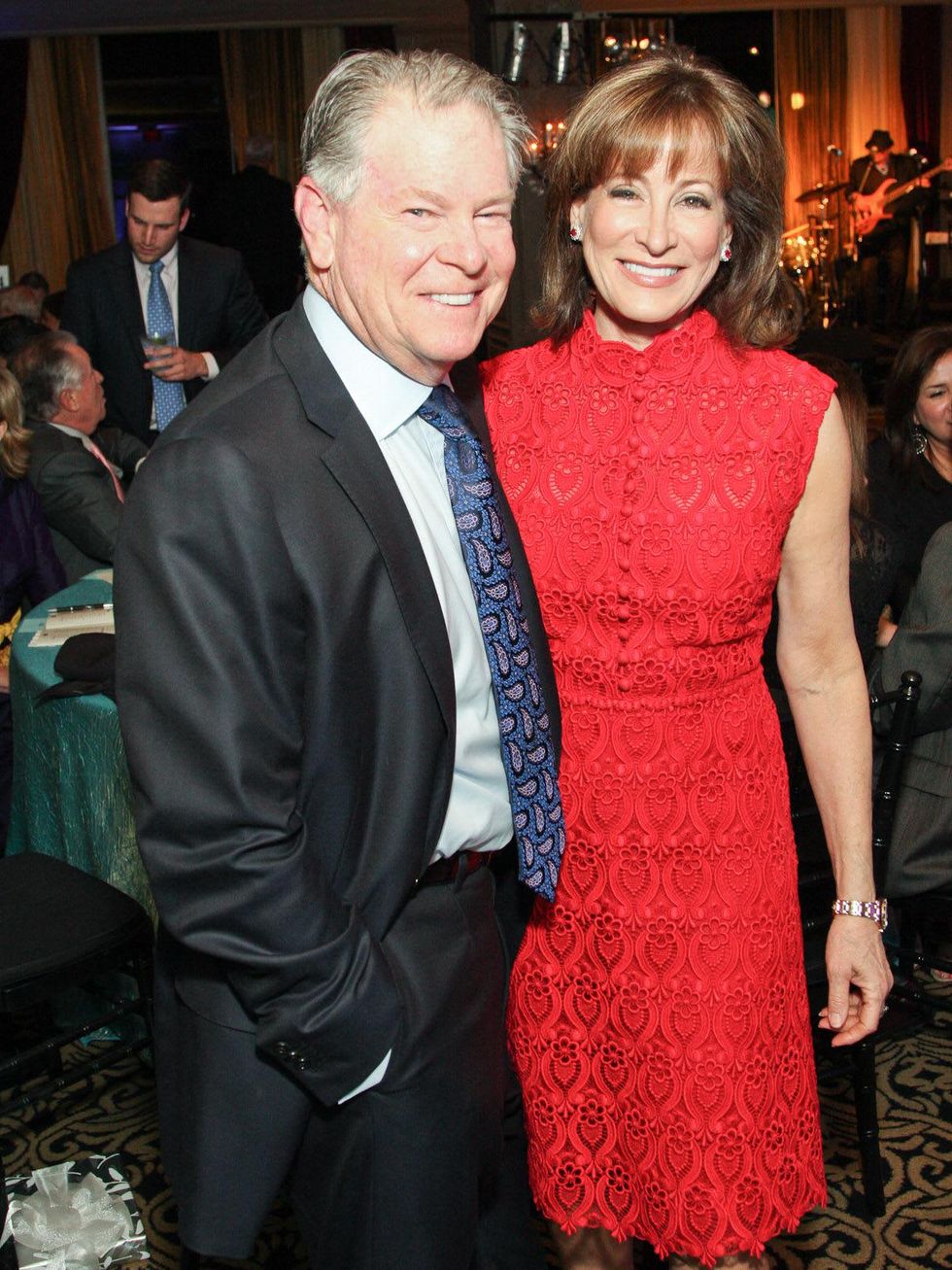 Crisis Hotline dinner April 2013 Steve Lasher and Janiece Longoria