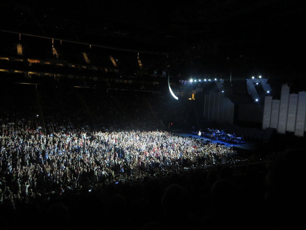Crowd at The Eagles concert at Toyota Center February 2014