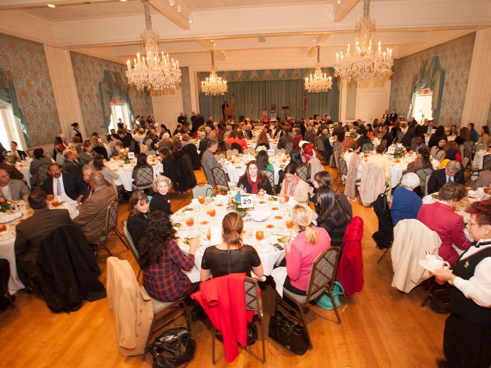 Crowd at the Interfaith Ministries luncheon January 2014