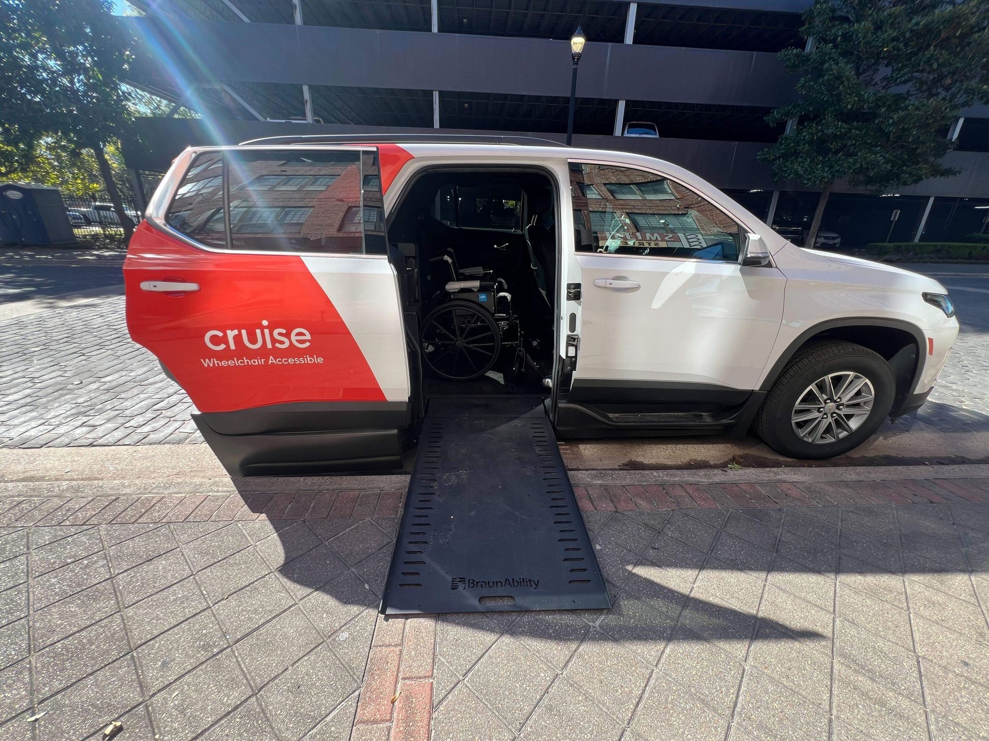 Cruise wheelchair-accessible cab
