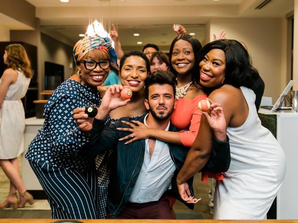 CultureMap Country Club Social partygoers