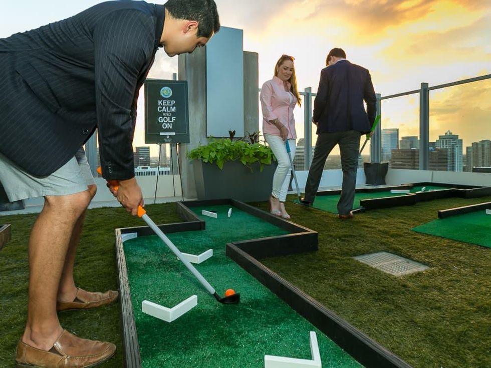 CultureMap Country Club Social playing golf