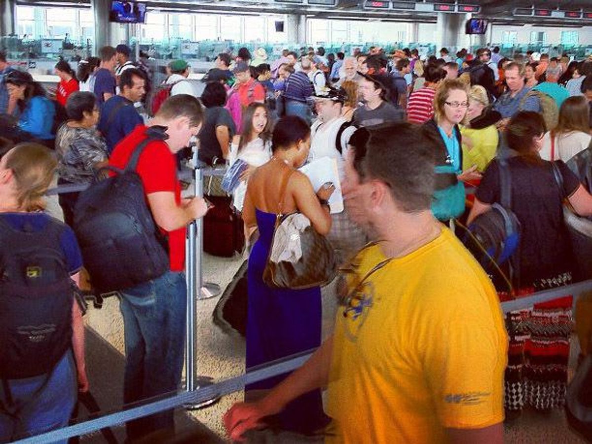 IAH was ranked as the eighth longest customs lines during the daily