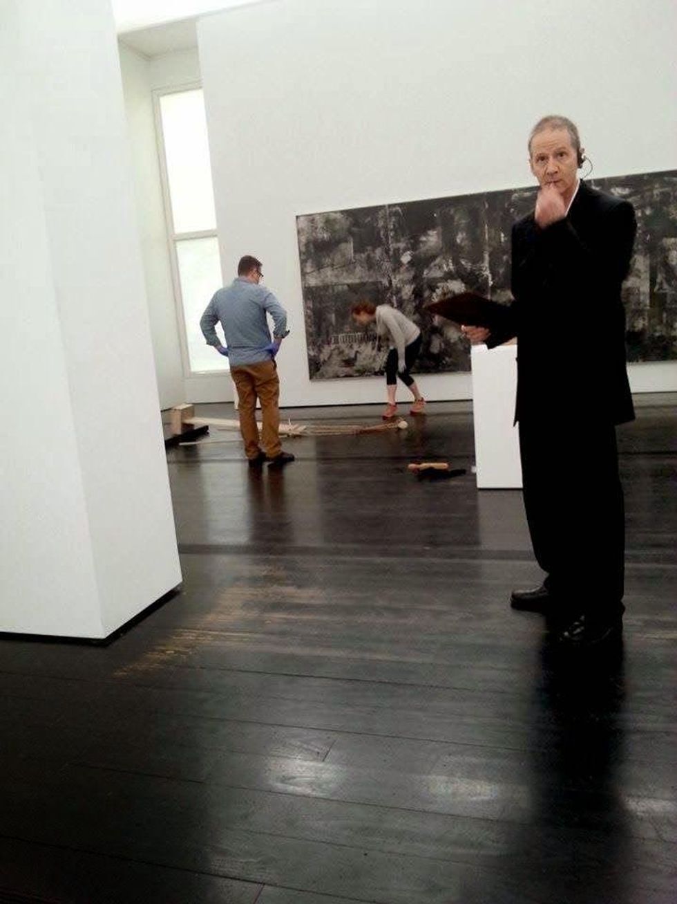 Cy Twombly piece falls at Menil