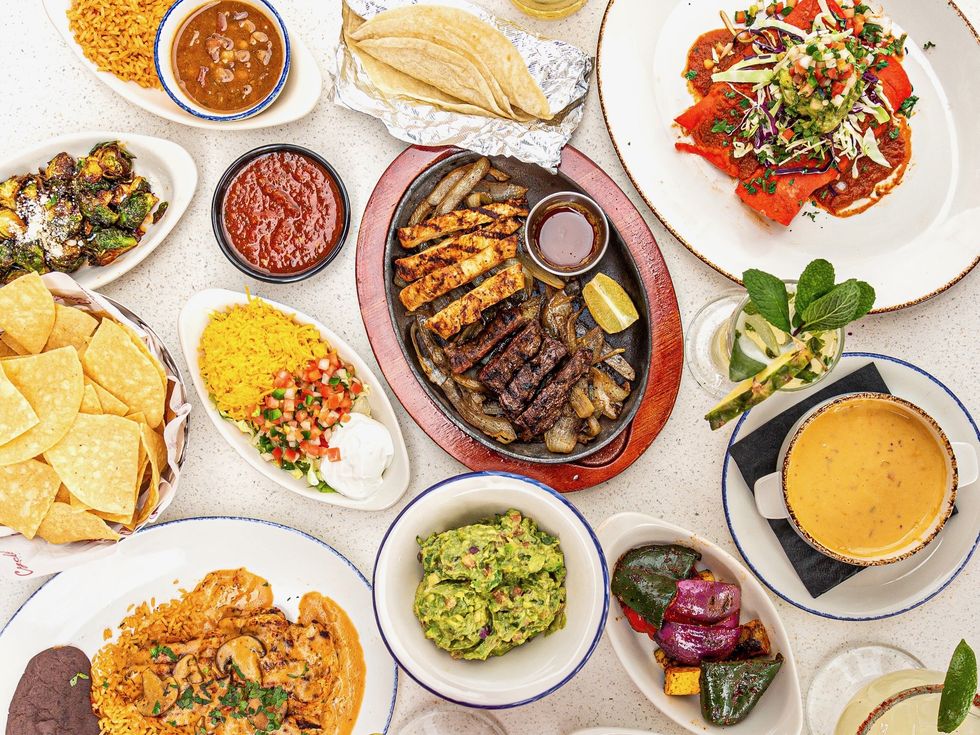 Cyclone Anaya's River Oaks food spread