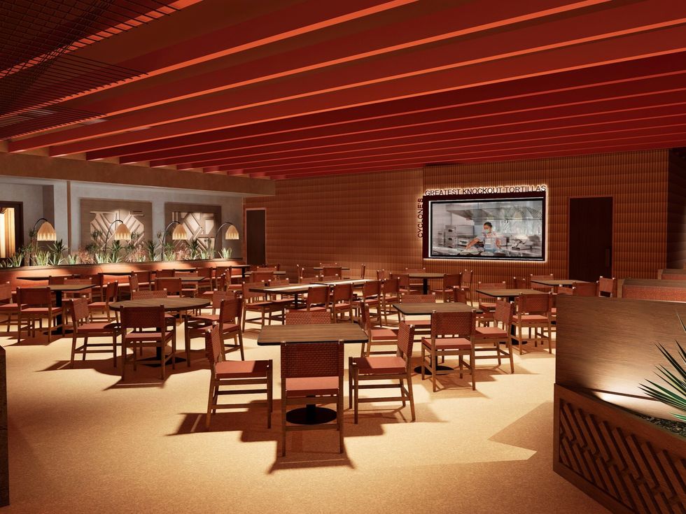 Cyclone Anaya's River Oaks interior rendering
