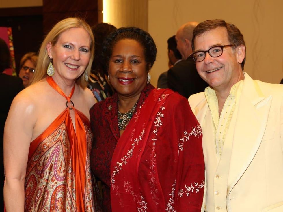 Cynthia George, Sheila Jackson Lee and Wiley George at Houston Area Women's Center Gala