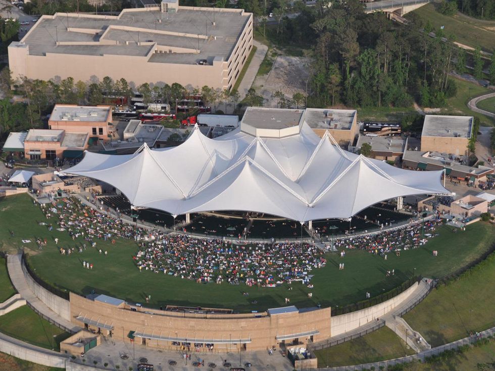 Cynthia Woods Mitchell Pavilion aerial