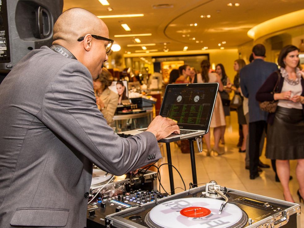 D.J. Hawaii 5-0 at the Alley Young Professionals event October 2013