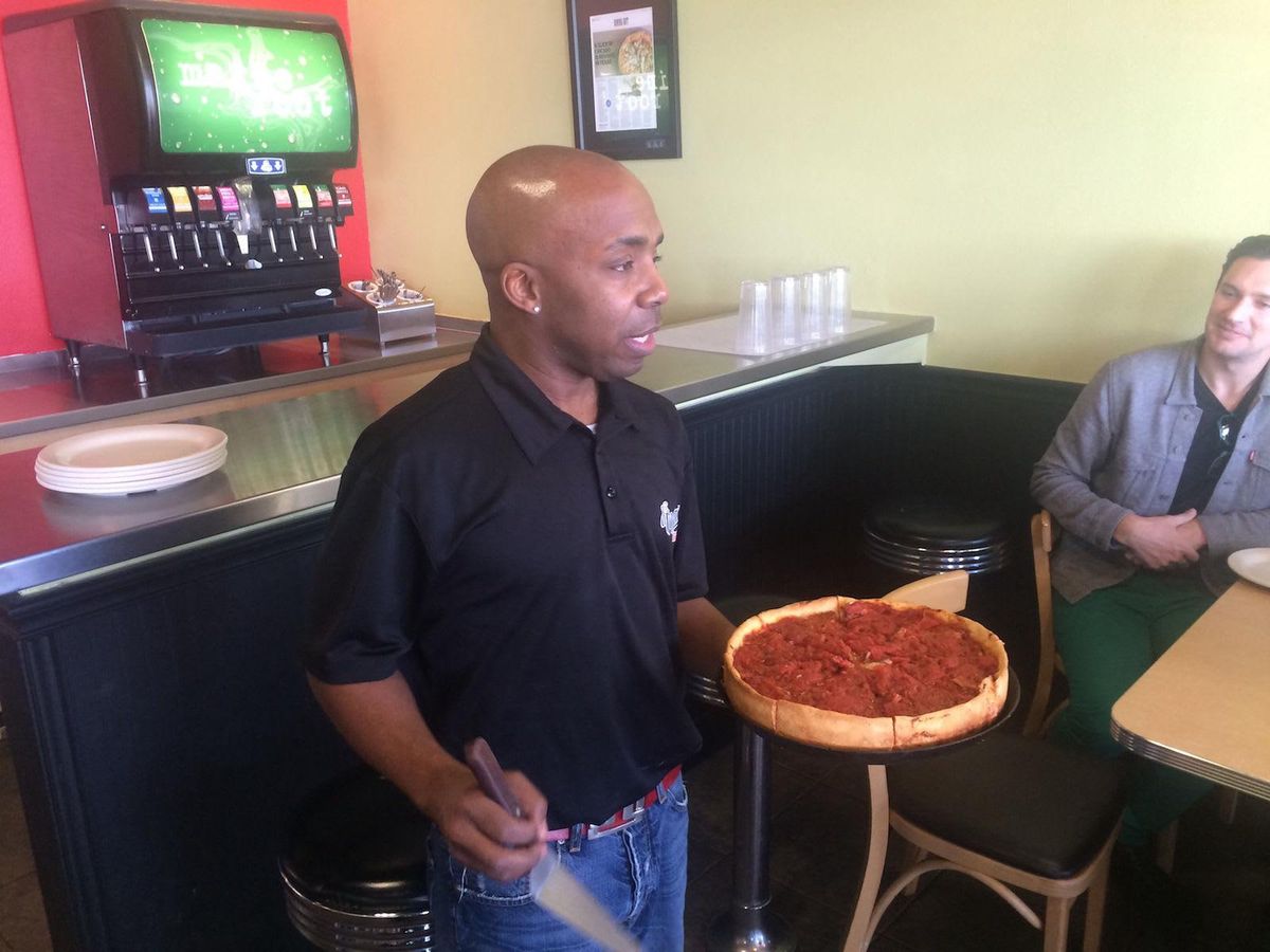 Demarco Jenkins is bringing his Chicagostyle pizza to the Energy Corridor in October
