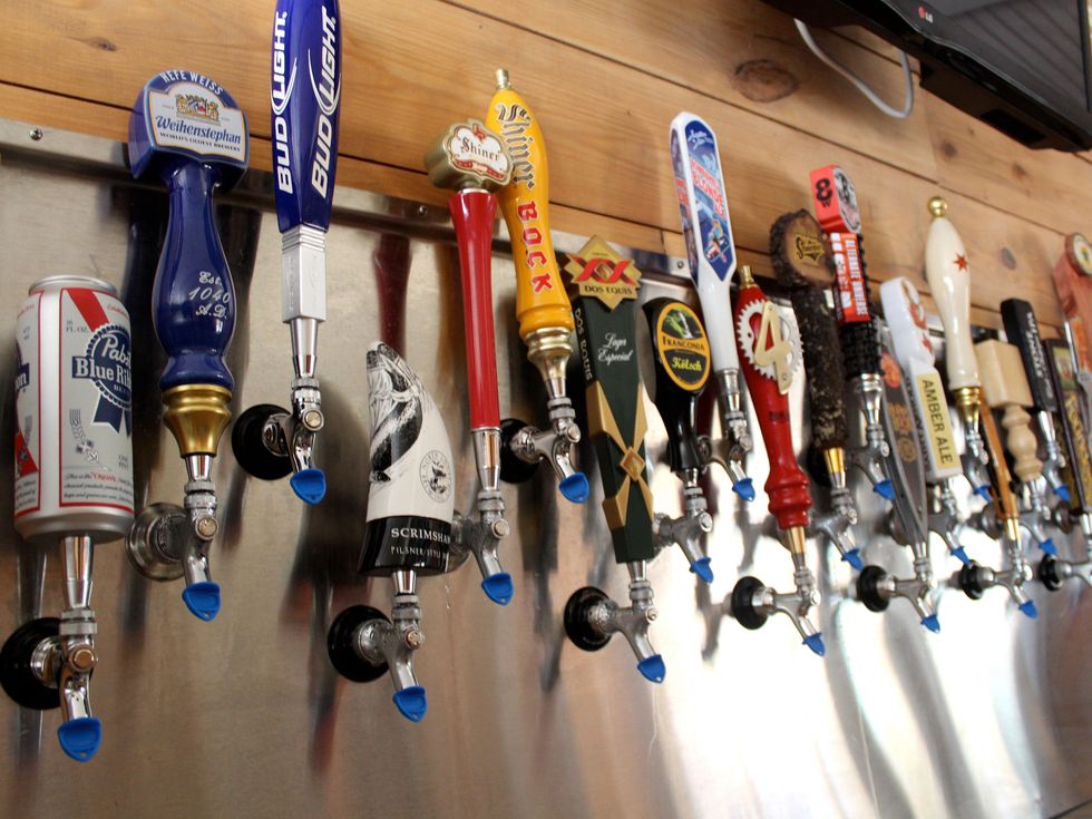 D&T Drive Inn ice house Heights tap wall