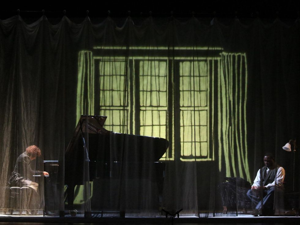 Da Camera garden of dreams review May 2013 Pianist Sarah Rothenberg and bass-baritone Michael Sumuel in Da Camera\u2019s In the Garden of Dreams