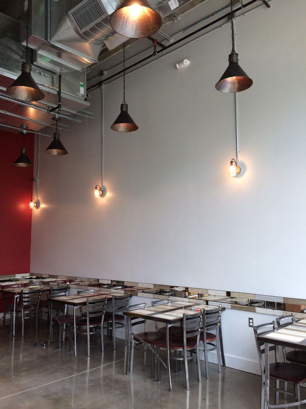 Dak & Bop interior Korean fried chicken