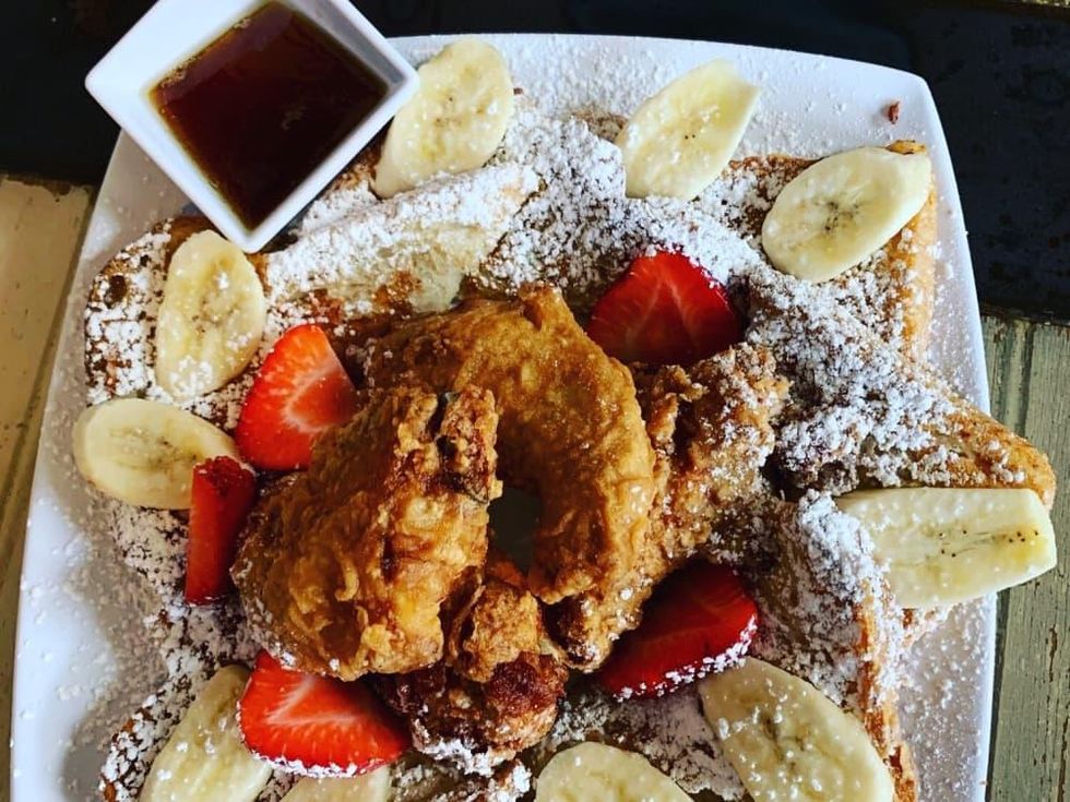 Dak & Bop Korean fried chicken and waffle