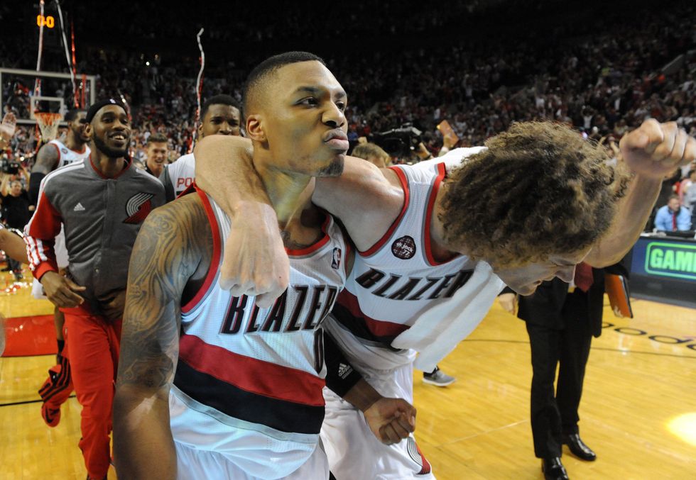 Damian Liillard shot