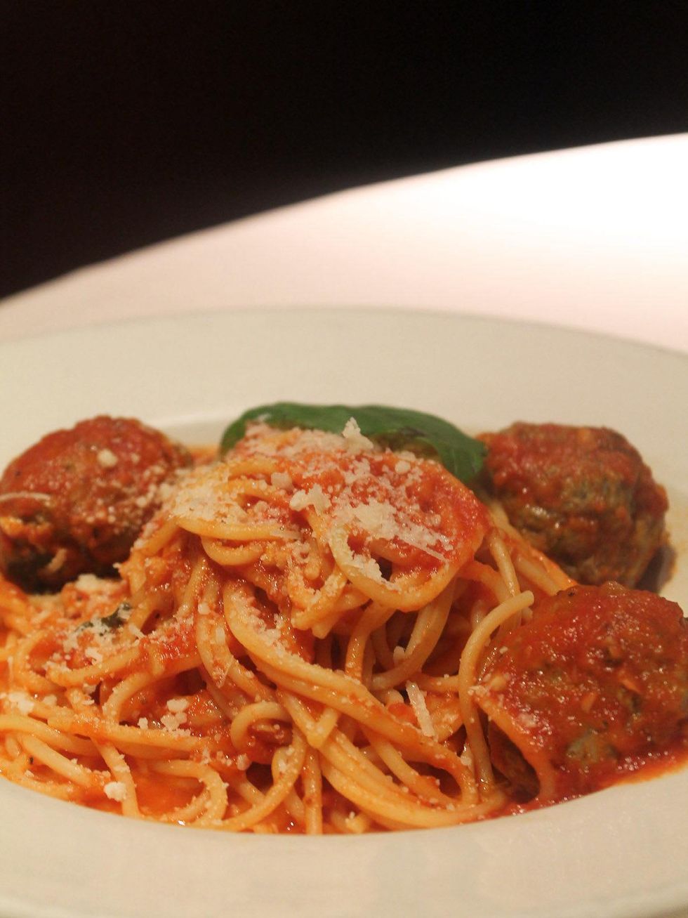 Damian's, February 2013, Spaghetti and Meatballs