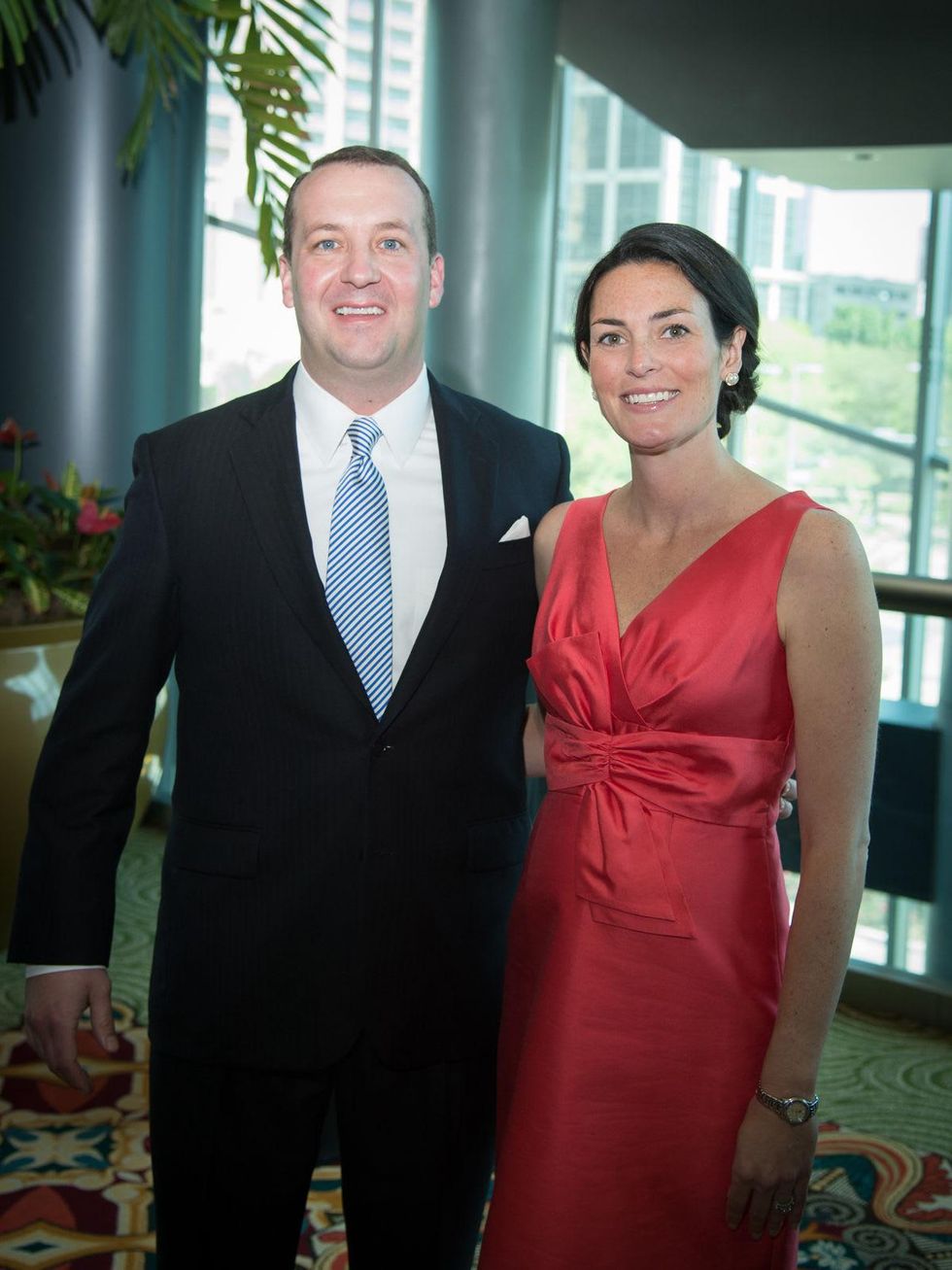 Dan and Mary McCulloch at the Brookwood luncheon April 2014