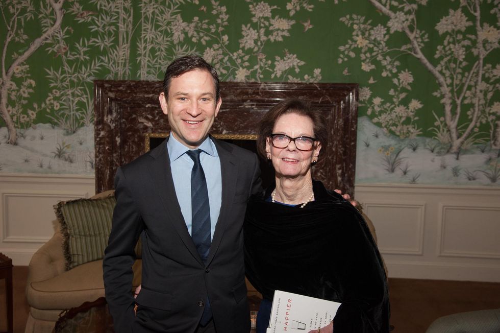 Dan Harris and Marie Evnochides at the Jung Center Spring Benefit April 2015