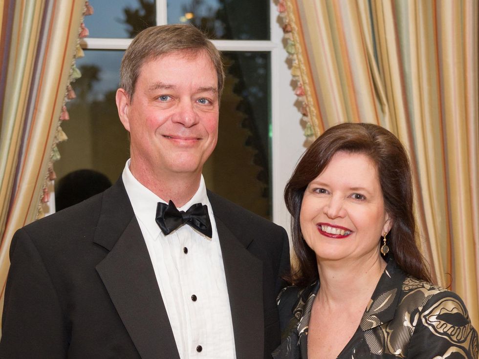 Dan Piette and Doreen Stoller at the Preservation Houston Cornerstone Dinner February 2014