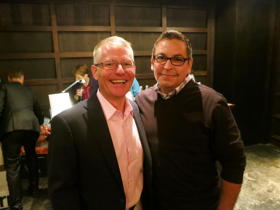 Dana Blankenship, left, and Danny Gurrola at the Rescued Pets Movement launch party at Ibiza November 2013