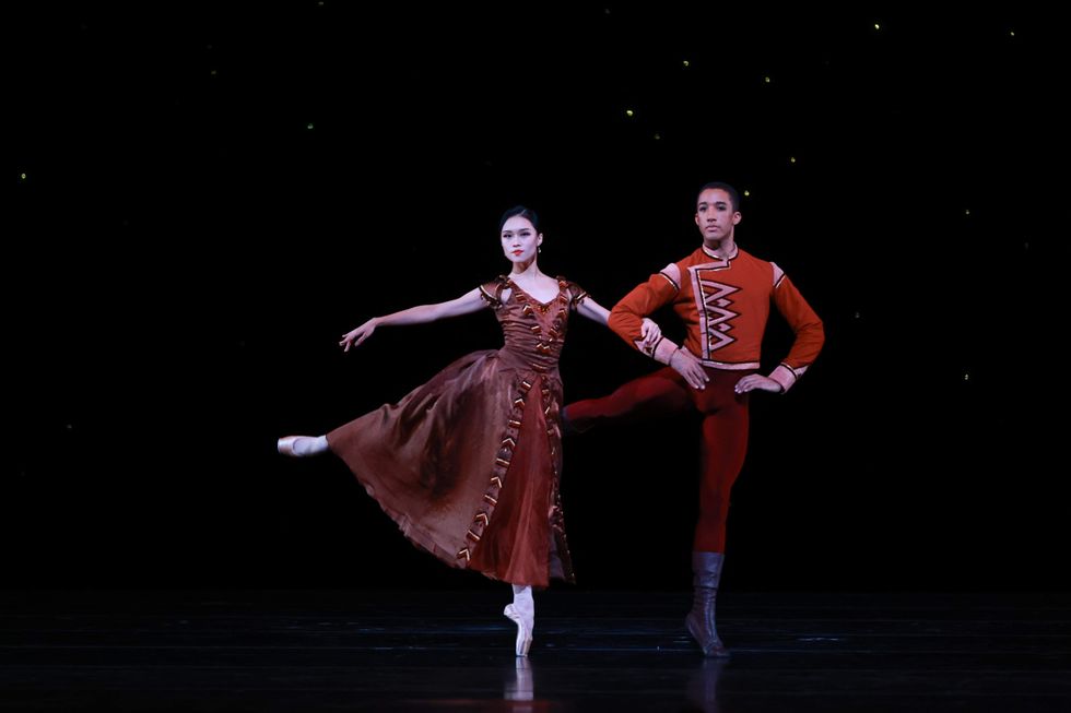 Danbi Kim and First Soloist Harper Watters