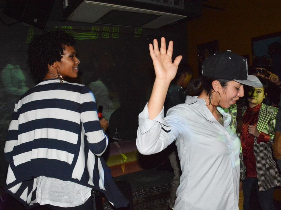 Dancing at The Flat January 2014