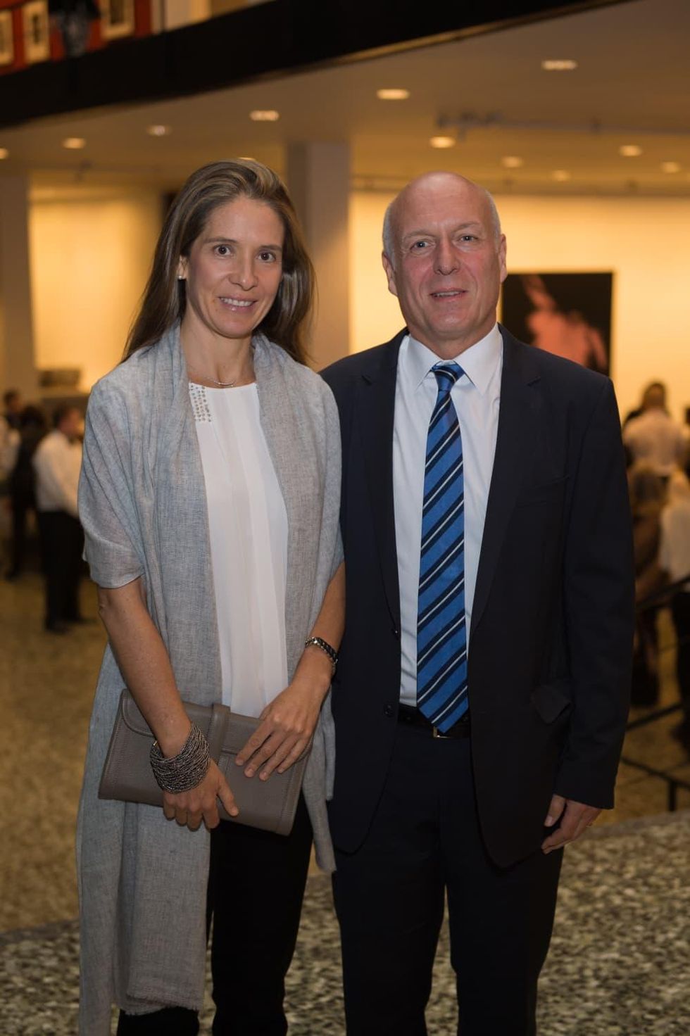 Daniela and Manolo Sanchez at MFAH Mexican Modernism dinner
