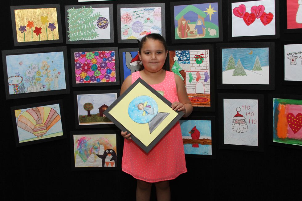 Daniela Perez at MD Anderson Children\u2019s Art Project Ceremony 2013