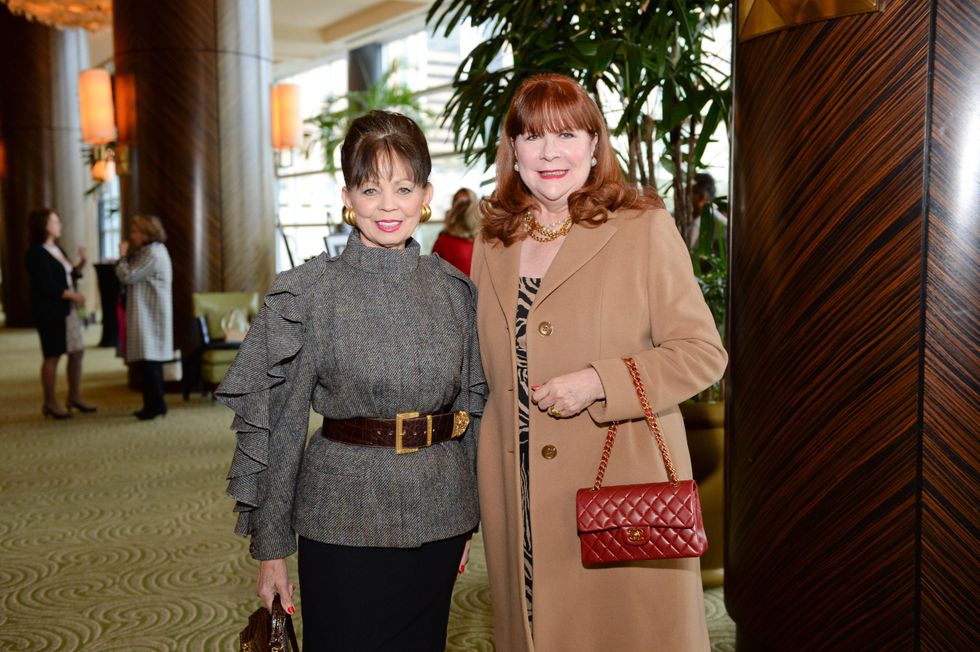 Danielle Ellis, left, and Barbara Van Postman at the El Centro de Corazon luncheon March 2015